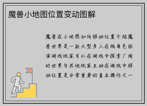 魔兽小地图位置变动图解